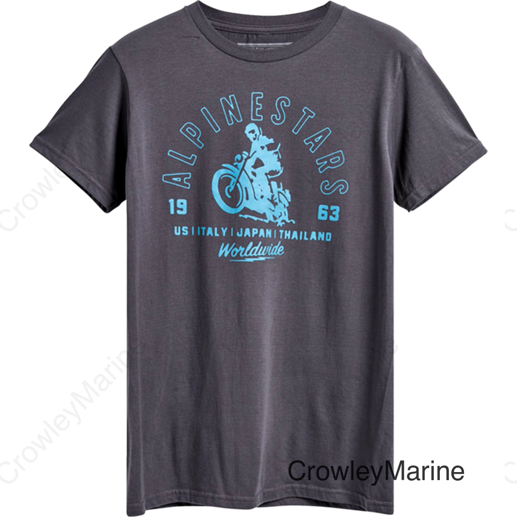 Los Sander T-Shirt - Charcoal - Medium