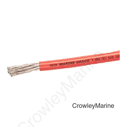 Ancor 113005 Marine Grade™ Tinned Copper Battery Cable, #4 AWG, 50', Black