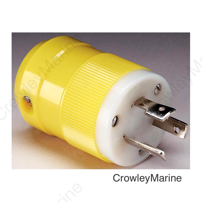 Marinco 205CRPN 20A/125V Locking Type Male Plug