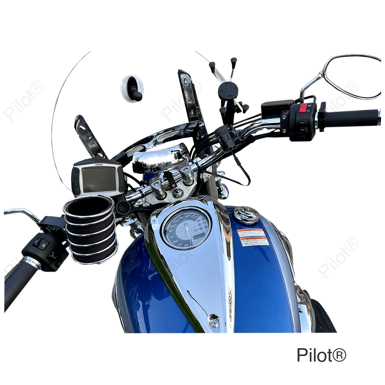 Mirror - Blind Spot - Clamp/Stick-on - Rectangle - Chrome