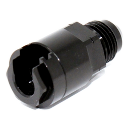 Torque Solution Locking Quick Disconnect Adapter Fitting: 3/8in SAE to -8AN Male Flare thumbnail-0