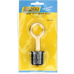 Seachoice Snap-Lock Drain Plug, Brass thumbnail-1