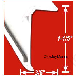 CRNR MOLD C.WHT 16' EA