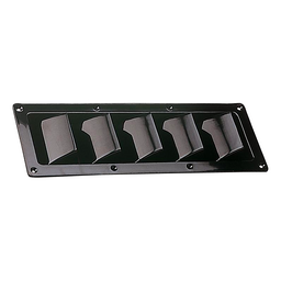 5-SLOT LOUVERED VENT BLACK thumbnail-0