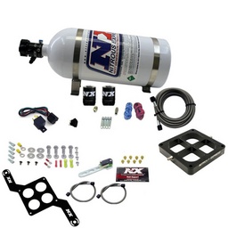Nitrous Express Dominator Single Entry Crossbar Pro-Power Nitrous Kit (100-500HP) w/10lb Bottle thumbnail-1
