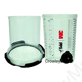 3M 26114 PPS™ Series 2.0 Spray Cup System, Mini (6.8oz, 200ml), 50/pk