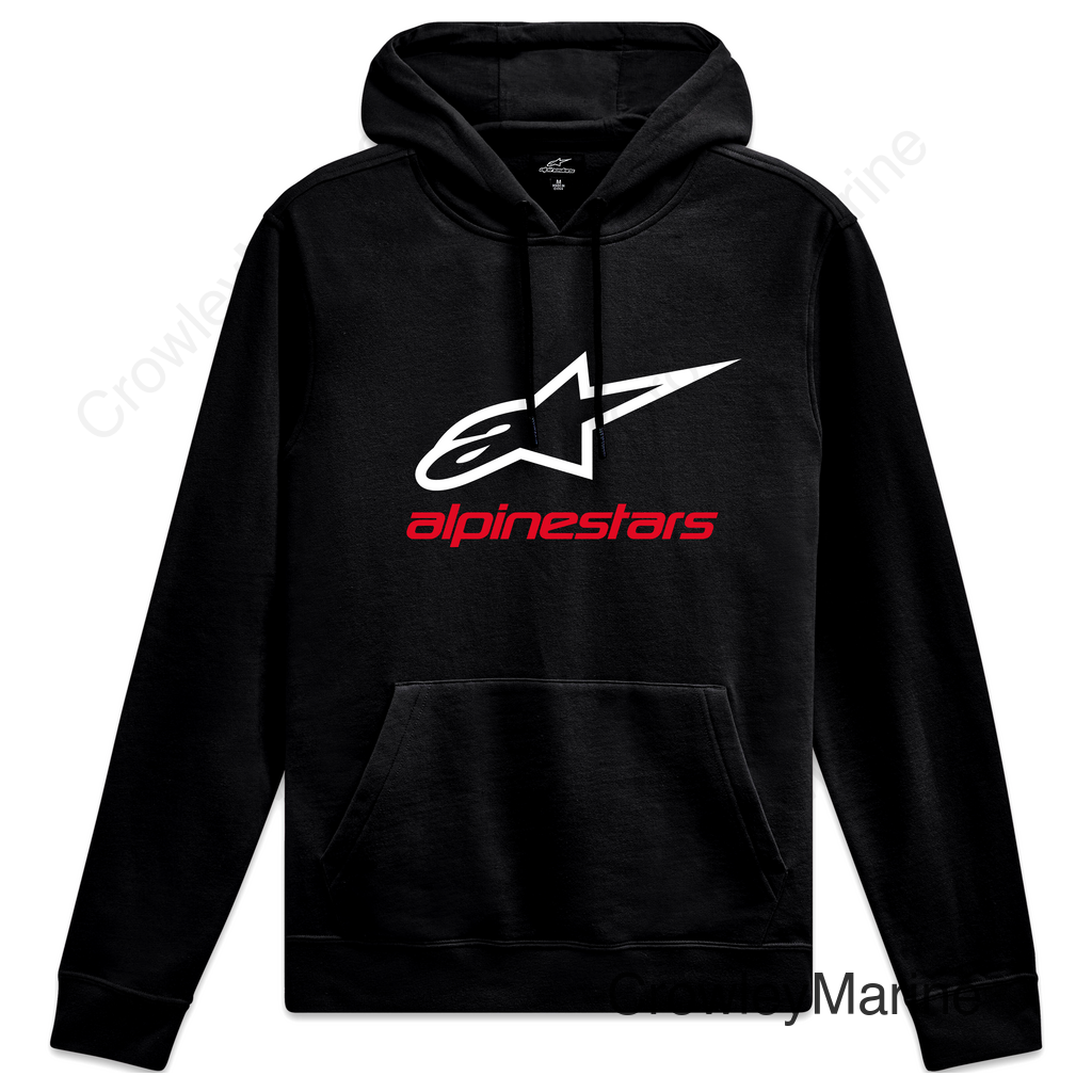 ALWAYS 2.0 HOODIE BLACK/WHITE/RED MD