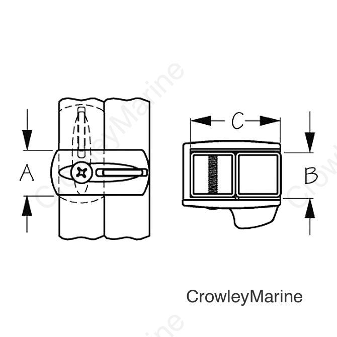 Stainless Pontoon Gate Latch