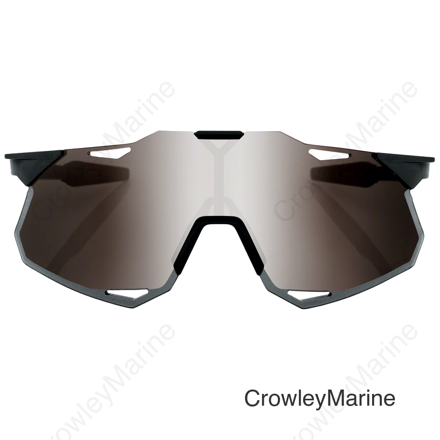 100% Hypercraft XS Sunglasses - Matte Black Smoke Lens