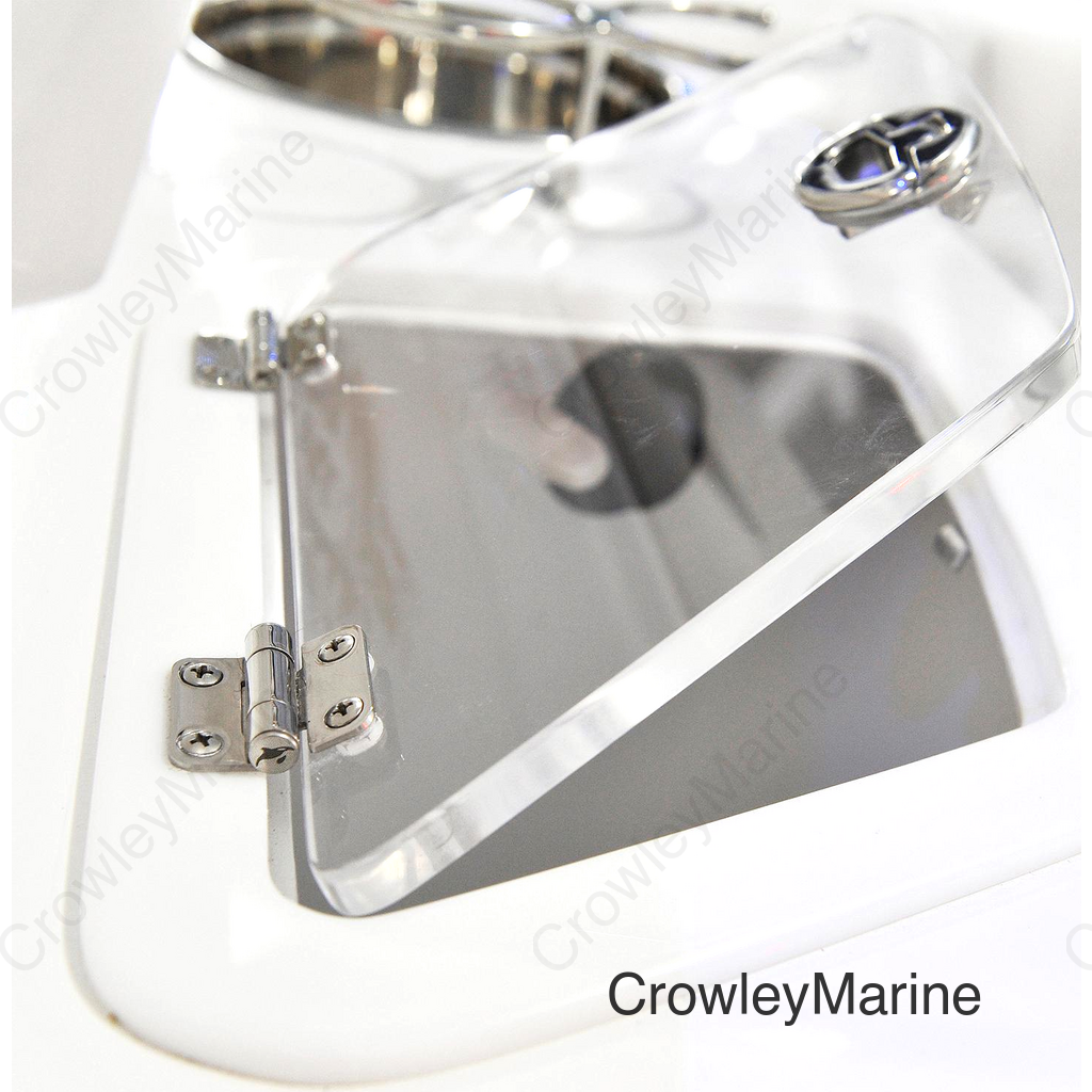 Seachoice Barrel-Up Friction Hinge, 316 Stainless Steel, 1-1/2 in. X 2-1/4 in., 1 Pair