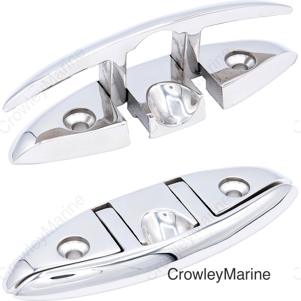 Seachoice 30003 Oval Folding Cleat - Stainless Steel, 8" Length