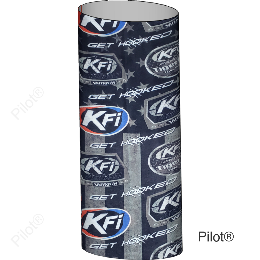 Face Mask with KFI Logos - Black
