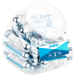 MSW CO2-20 Compressed Air CO2 Cartridge - 20g Threaded POP Jar of 30
