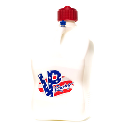 MOTORSPORTS CONTAINER 5.5 GALLON WHITE PATRIOTIC