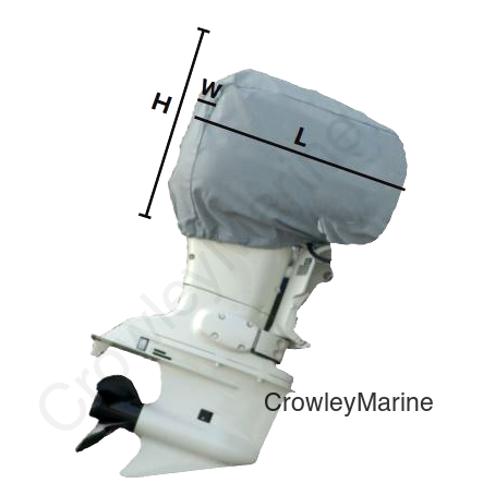 MOTOR COVER (40 HP) - SUN-DURA GRAY