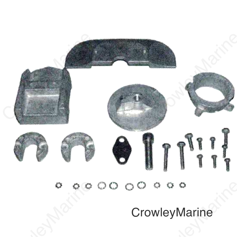 I/D MERCRUISER ALUMINUM ANODE KIT GEN II OEM #888756Q