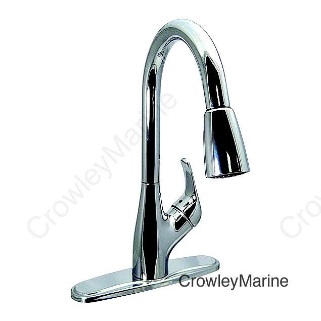 Valterra Phoenix Single Handle Pull Down Hybrid RV Kitchen Faucet