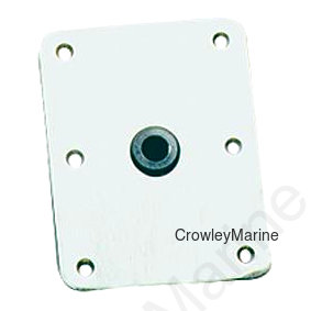 Springfield KingPin Standard Rectangular Stainless Steel Base, Satin Finish