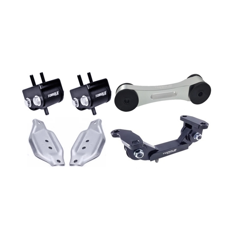 Torque Solution Engine/Trans/Silver Pitch Mount Kit w/Mount Plates 02-14 Subaru WRX/2004+ Subaru STI