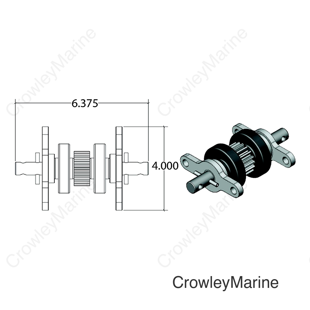 AP Products 014122837 Standard Gear Pack Assembly (18 Teeth)