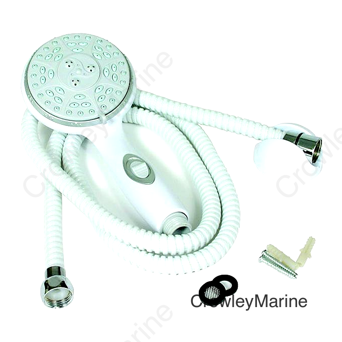 Camco 43714 Shower Head Kit, White