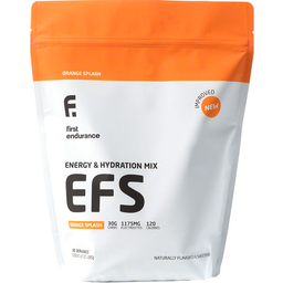 First Endurance EFS Drink Mix - Orange Splash 30 Serving Canister
