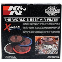 K&N X-Stream Top Filter Only 11in - Black thumbnail-4