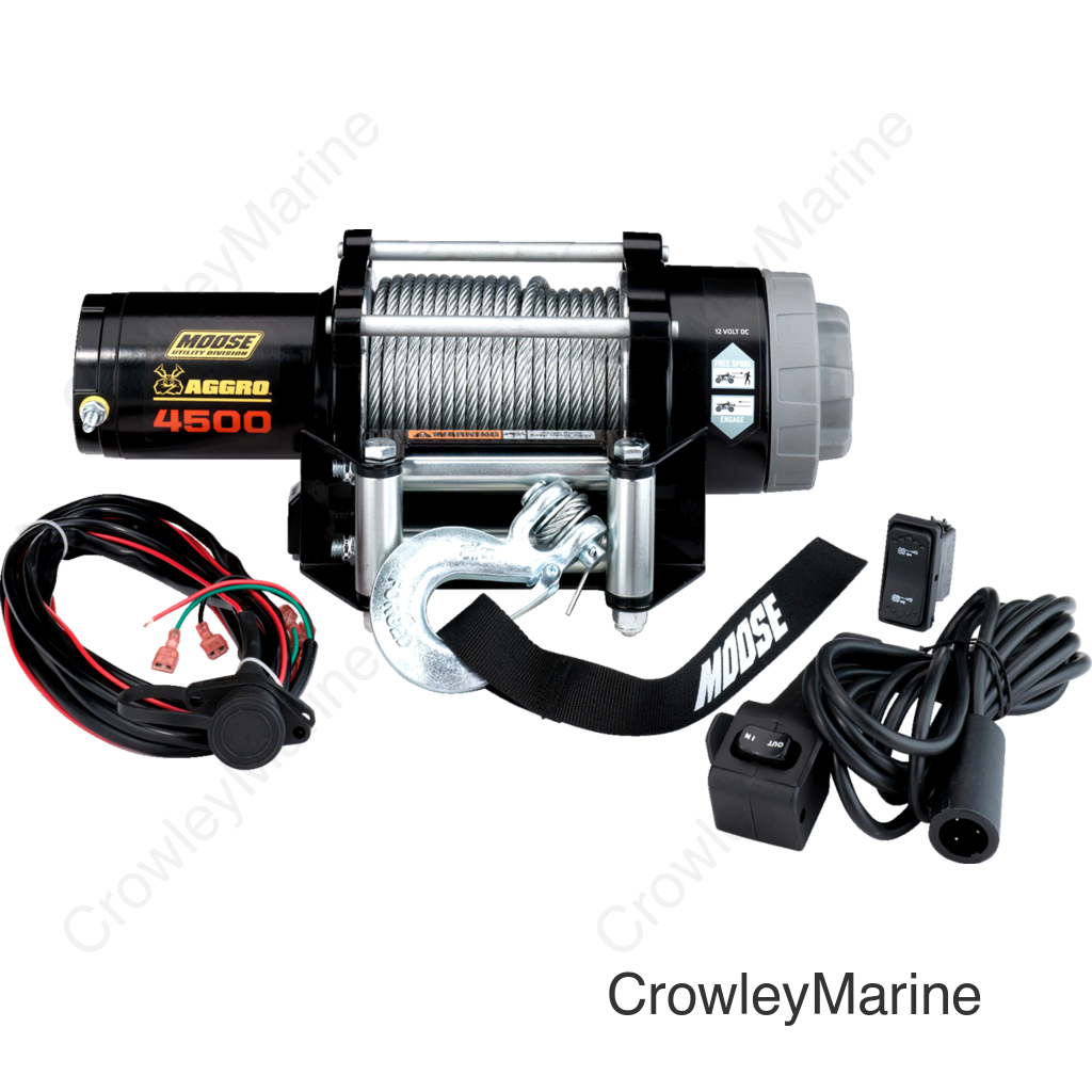 WINCH 4500LB W/WRE RP MSE