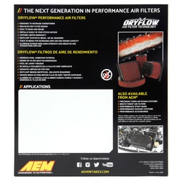 AEM 19-20 Subaru WRX STI 2.5L DryFlow Air Filter thumbnail-5