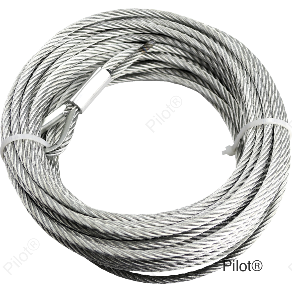 Winch Cable - 3/16" x 46' - ATV