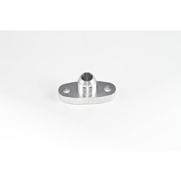 Torque Solution Billet Oil Drain Flange w/ Integrated -10 Flare: Universal T3/T4 & PTE Turbos