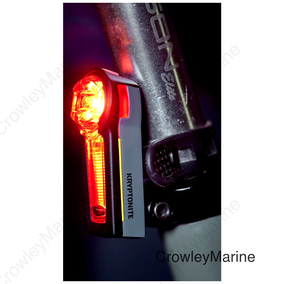 Kryptonite Incite X6/XBR Headlight/Taillight Set - Black