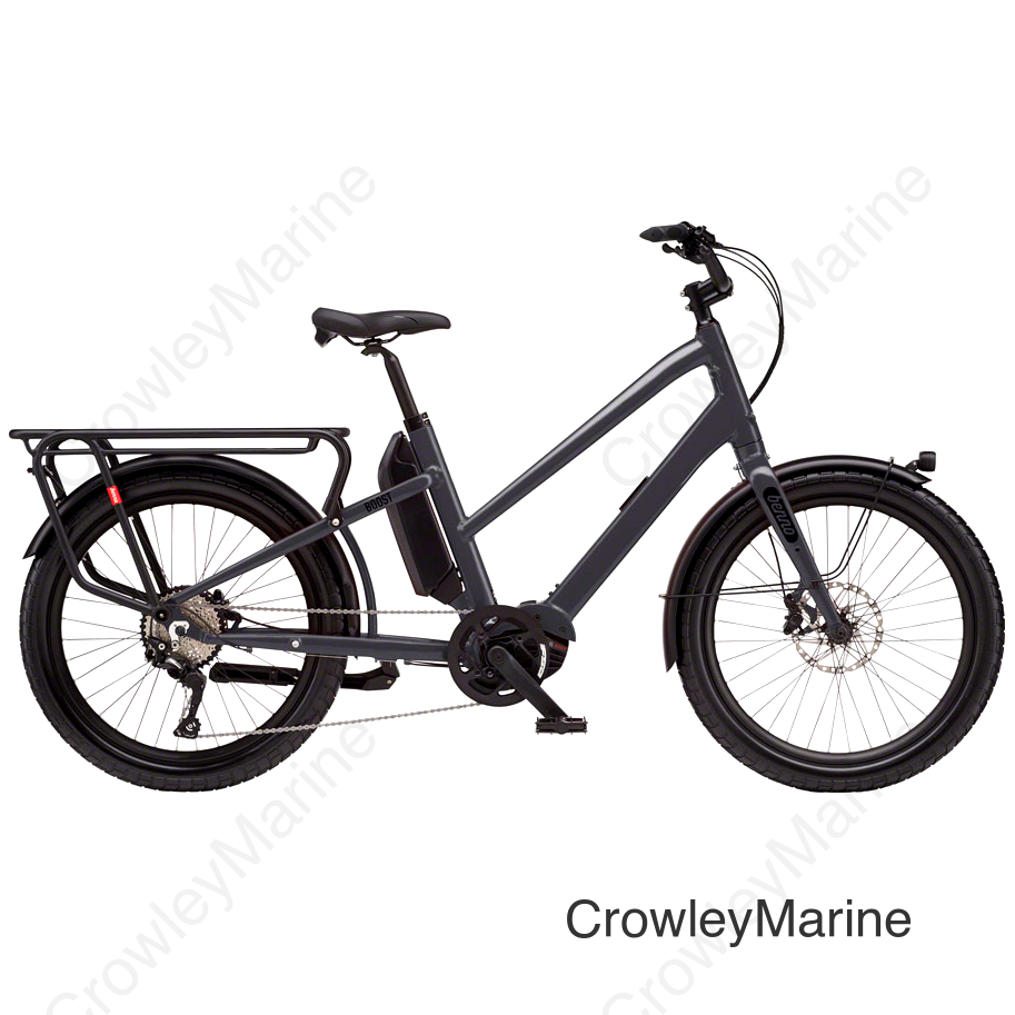 Benno Boost E Class 3 Etility Ebike - Bosch Performance Line Sport 400Wh Step-Through Anthracite Gray One Size