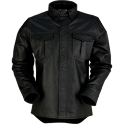 SHIRT LTHR MOTZ BLK 3X thumbnail-1