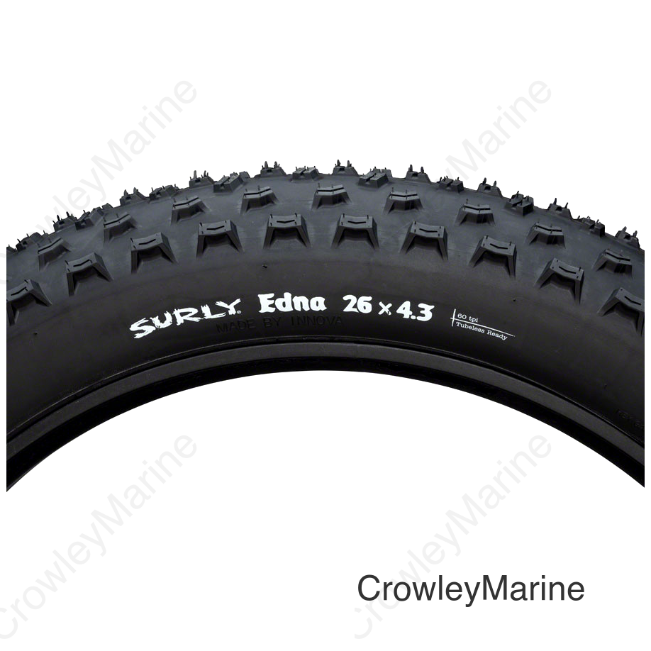 Surly Edna Tire - 26 x 4.3 Tubeless Folding Black 60tpi