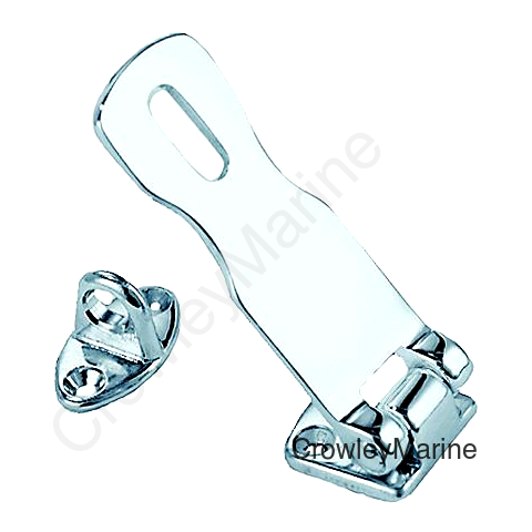 3-3/4" Chrome Plated Zinc Hasp