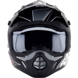 FX-17 Helmet - Aced - Matte Black/White - Large thumbnail-0
