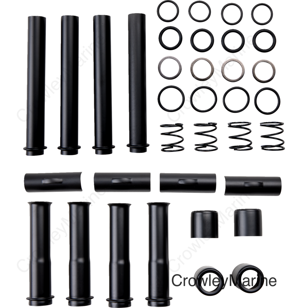 TUBE KIT P.ROD M8 BLK.