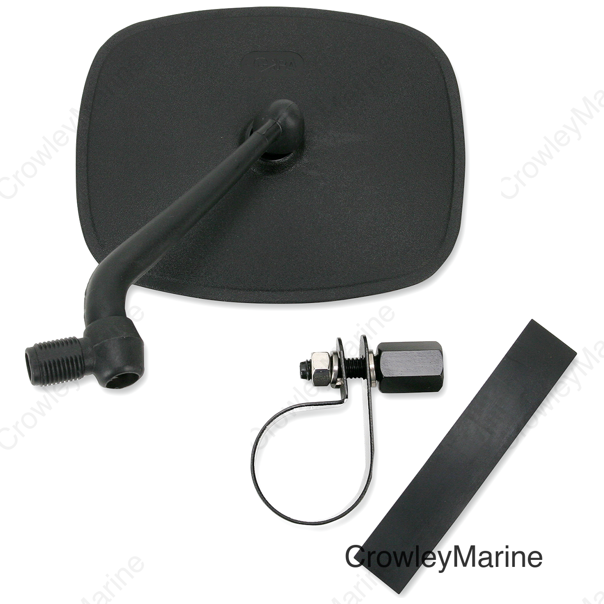 Mirror - Side View - Rectangle - Black - Left