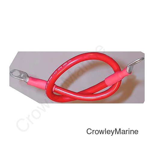 Ancor 189134 Marine Grade™ Tinned Copper Battery Cable Assembly, 4 AWG, 32", Black