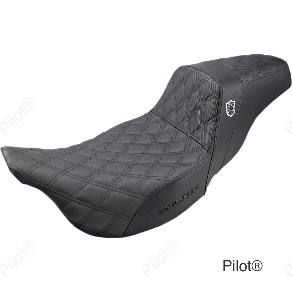 Pro Series SDC Performance Seat - without Backrest - Lattice Stitch - '08 -'23 FL