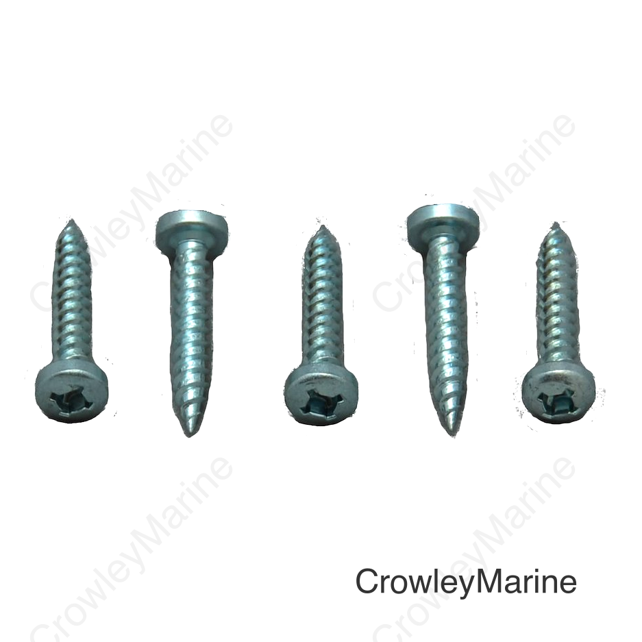 AP Products 12PSQ5008X1 Pan Head Square Recess Screw, 8 x 1, Zinc, 500/pk