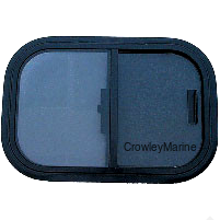 90 Degree Window, 12"x18" w/Screen, Radius Corner (368300)