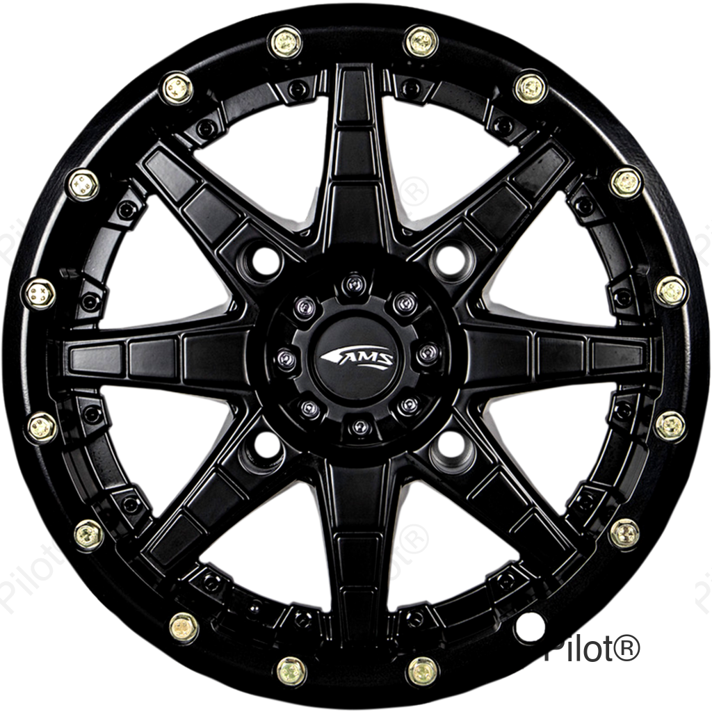 Wheel - Roll'n 106 - Front/Rear - Black - 14x7 - 4/156 - 5+2