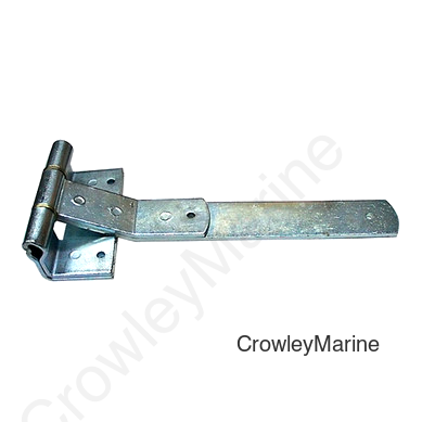 Strap Hinge, Zinc, 12" Long, Flush Mount 270 Degree (383711)