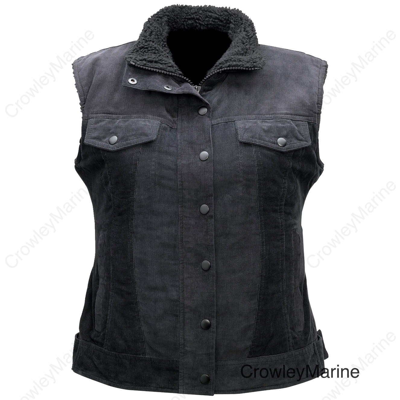 VEST WM TXT FRISKE BLK MD