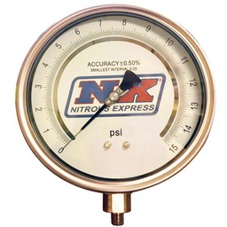 Nitrous Express 6 Certified Pressure Gauge Only (Gauge From P/N 15529) thumbnail-2