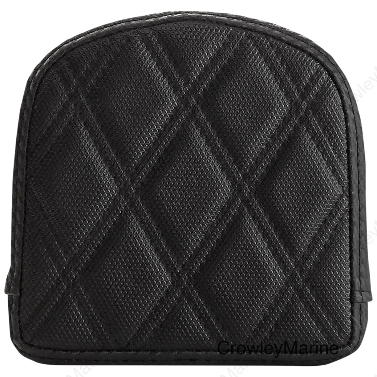 Sissy Bar Pad - Lattice Stitched - Black