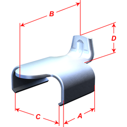 Guide Track Clips - 0.438" Clip Length - 10 Pack thumbnail-0