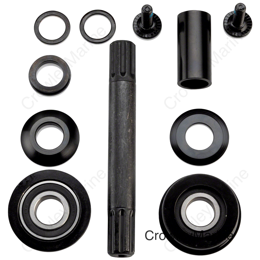 Stolen American/MID Bottom Bracket With 8 Spline Spindle Sealed 19mm Black